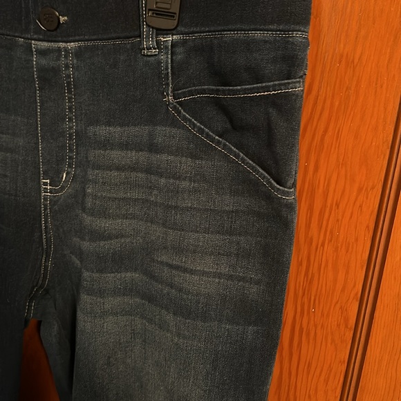 Betabrand 7 pocket yoga pant jean straight leg - Picture 2 of 6